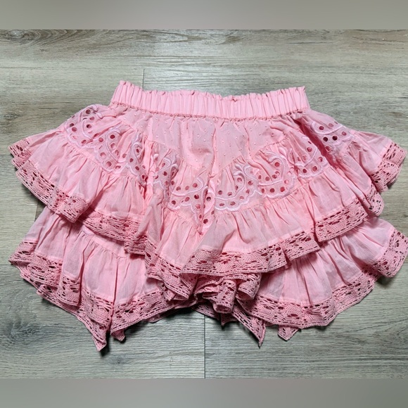 LoveShackFancy Dresses & Skirts - SOLD Not available. LoveShackFancy Womens Briella Tiered Mini Skirt size Small